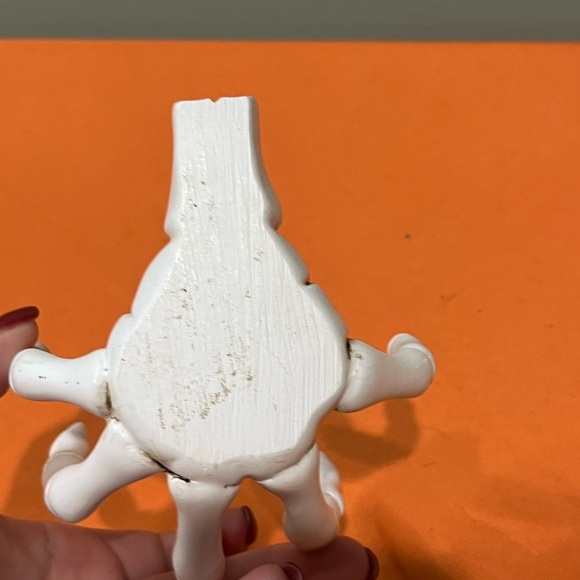 Green Candle in Skeleton Hand Holder - Picture 7 of 13